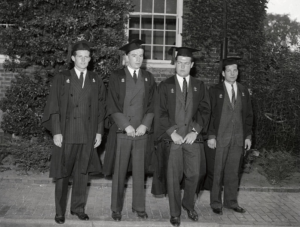 Joseph P. Kennedy Jr. and College Officers Graduating From Harvard