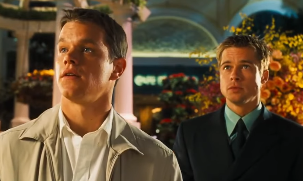 Screenshot from the movie Ocean's Eleven