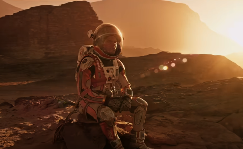 Screenshot from the movie The Martian (2015)
