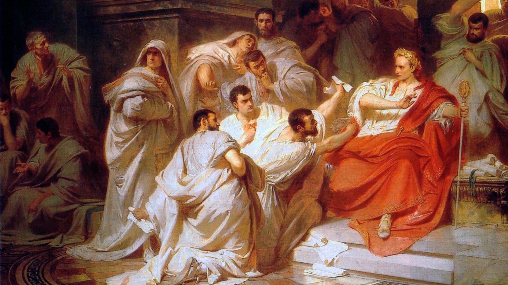 File:Karl Theodor von Piloty Murder of Caesar 1865.jpg