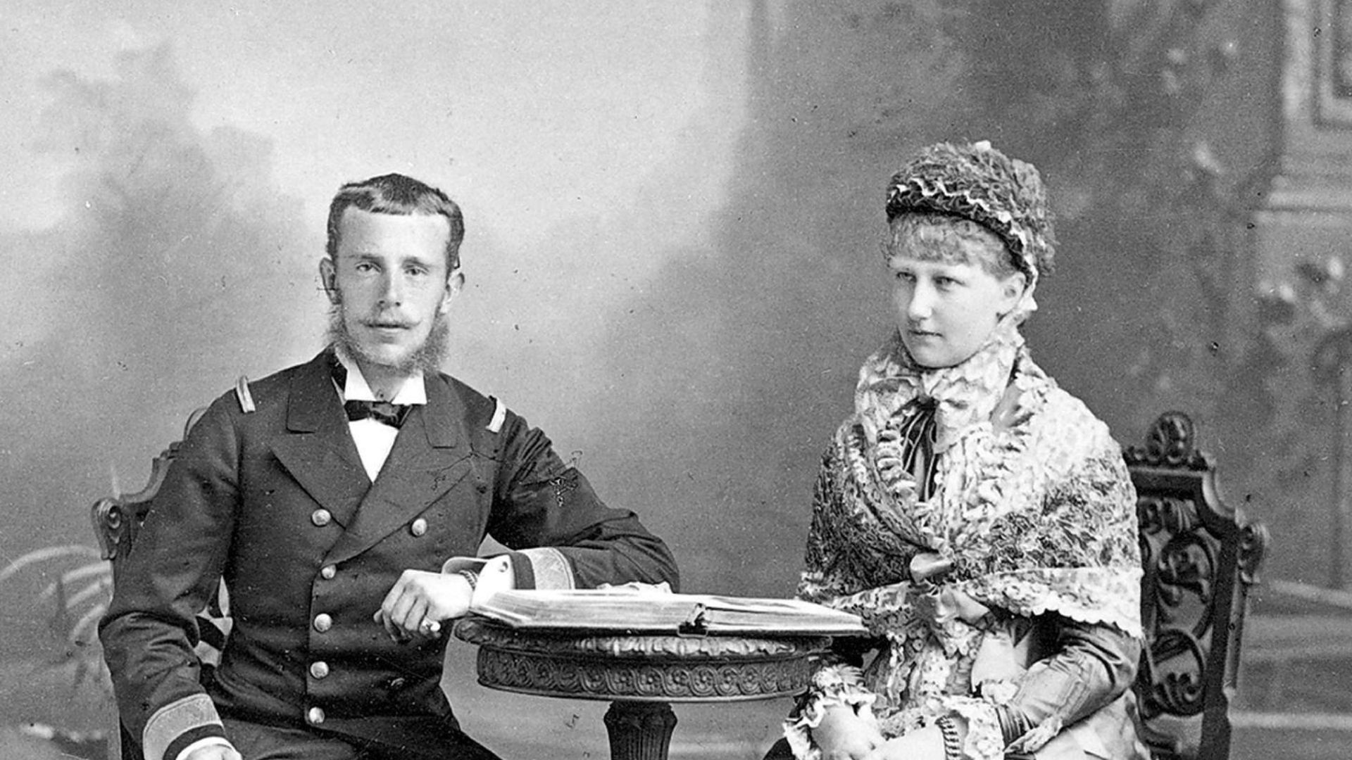 File:Heinrich Eckert - Rudolf, Kronprinz von Österreich Gemeinsam mit Kronprinzessin Stephanie.jpg