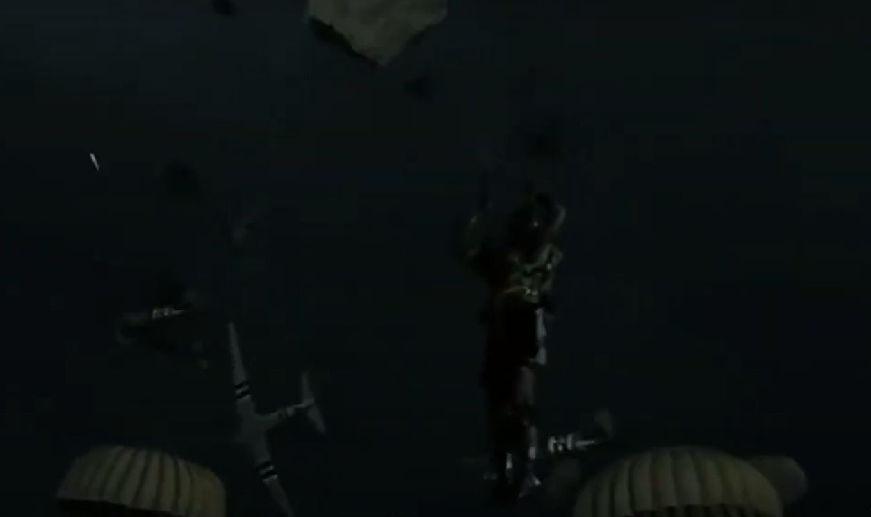 Band of Brothers C-47 Drop Scene