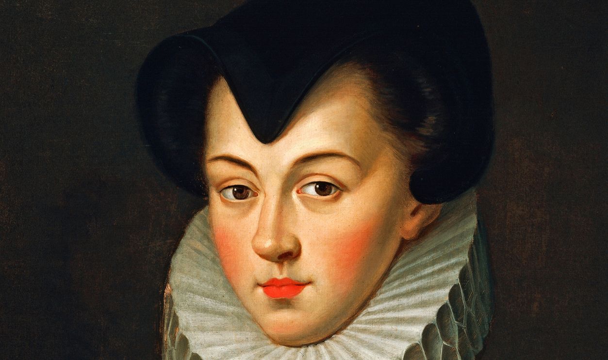 Gettyimages - 164081537, Portrait of Elizabeth of Austria... UNSPECIFIED - SEPTEMBER 20: Portrait of Elizabeth of Austria (Vienna, 1554-1592), Archduchess of Austria and Queen of France. Detail. Painting by Josef Kiss and Friedrich Mayrhofer. Trieste, Castello Di Miramare (Castle)