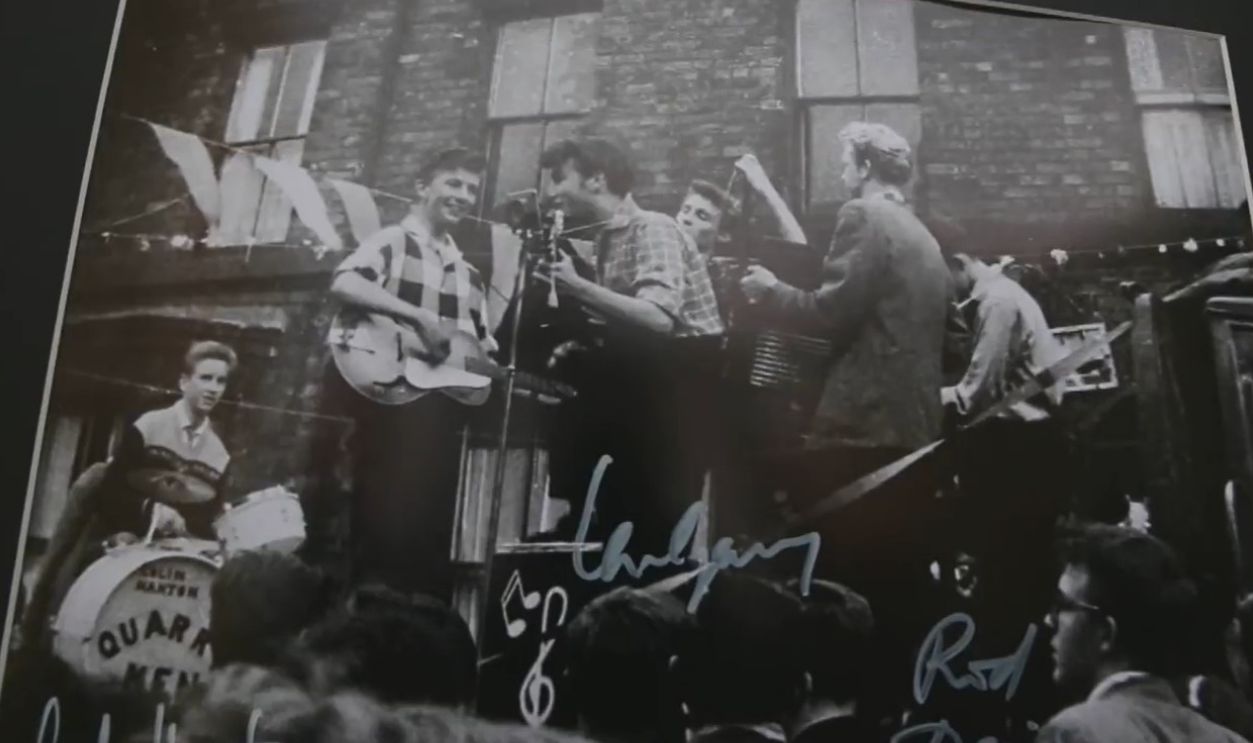 John Lennon with The Quarrymen