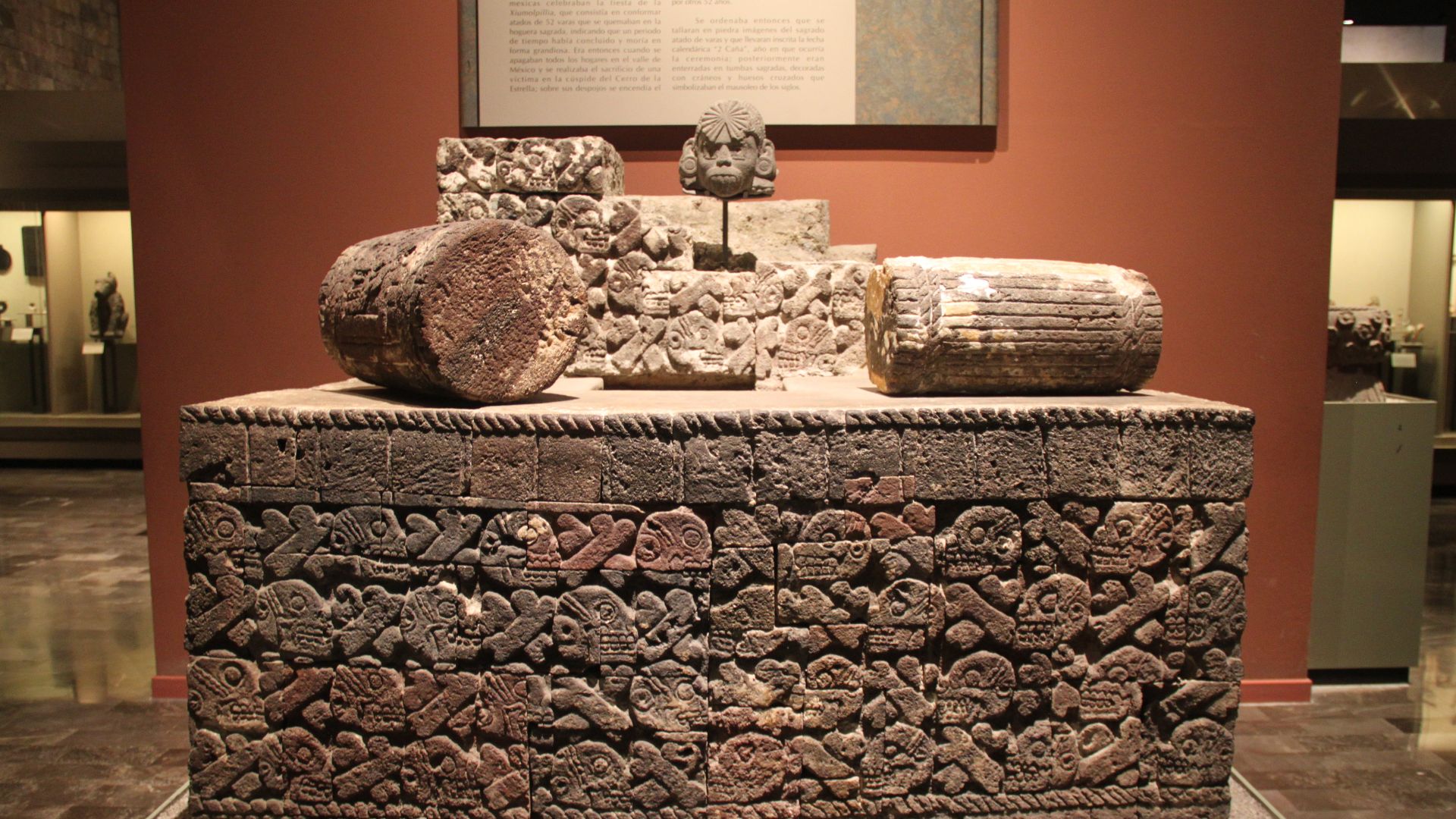 File:Aztec Ceremonial Tomb to Bury Ritual Sculptures Which Symbolize 52-Year Cycle (Like Our Century).jpg