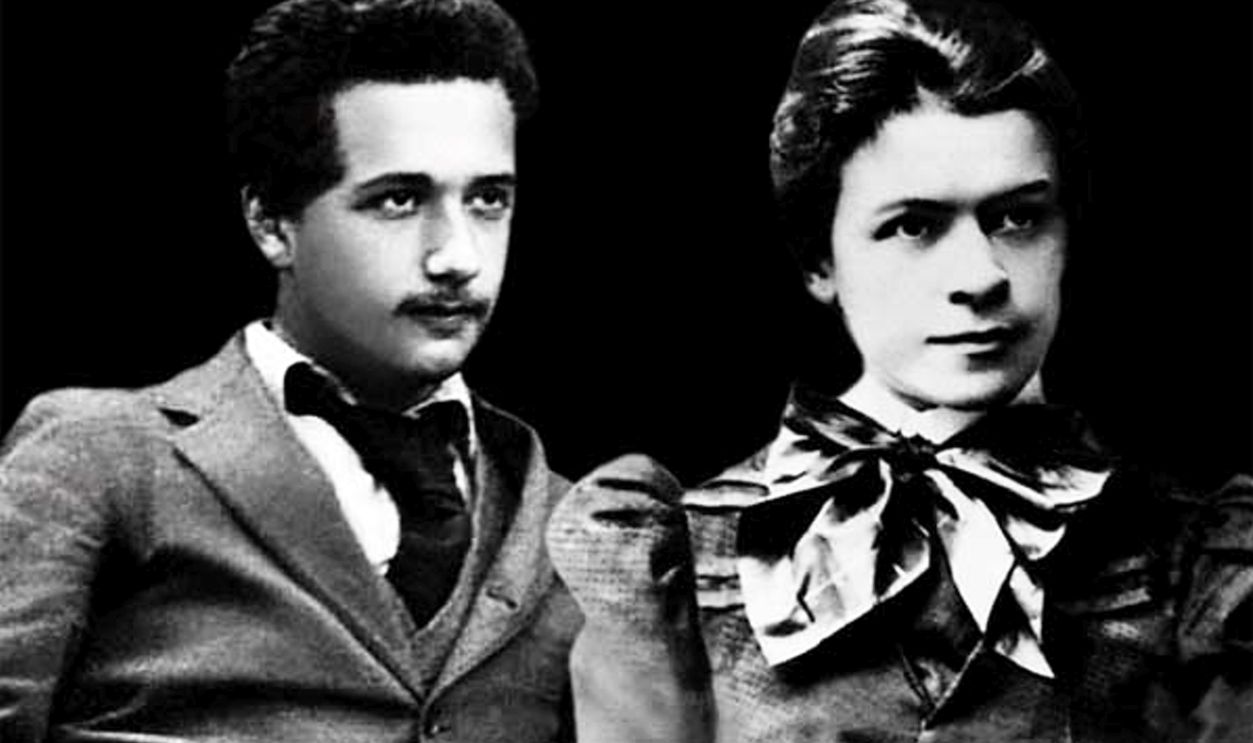 Germany/USA: Albert Einstein (1879-1955), Albert Einstein (1879-1955) with his first wife Mileva Maric.