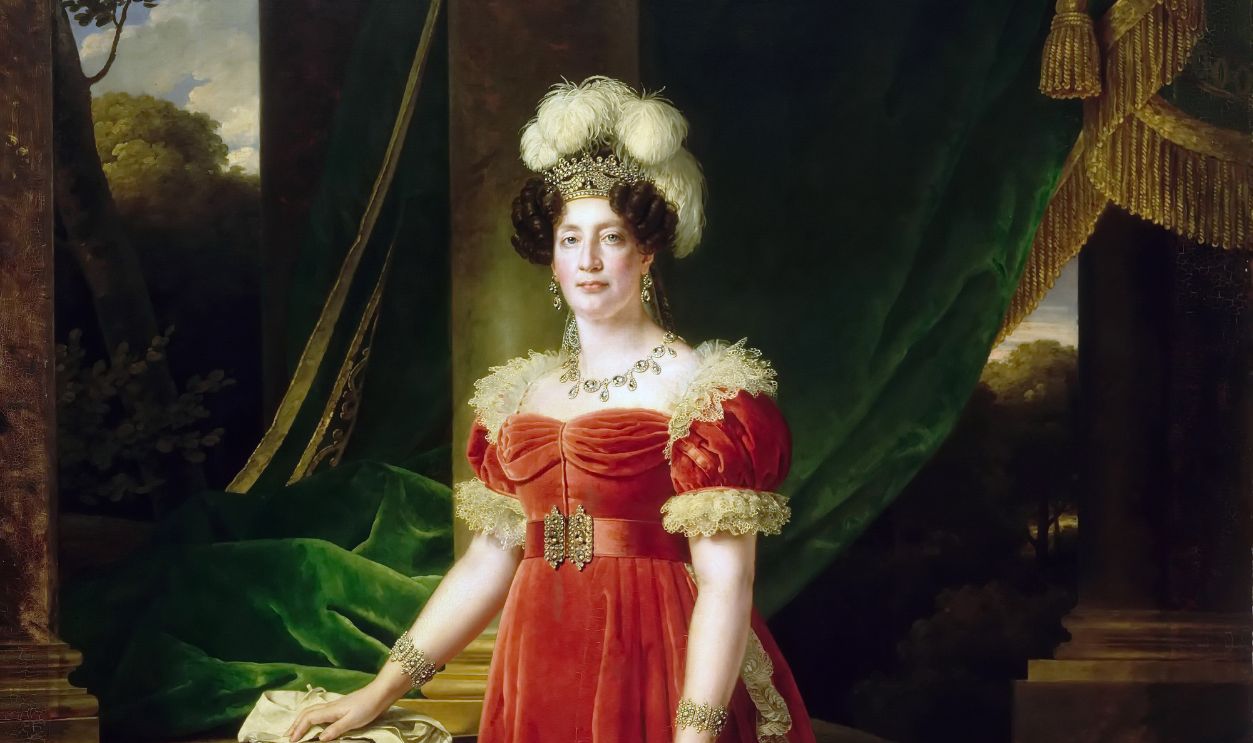 Gettyimages - 520717193, Portrait of Marie Thérèse of France (1778-1851). Artist: Caminade, Alexandre-François (1783-1862) Portrait of Marie Thérèse of France (1778-1851). Found in the collection of Musée de l'Histoire de France, Château de Versailles. 