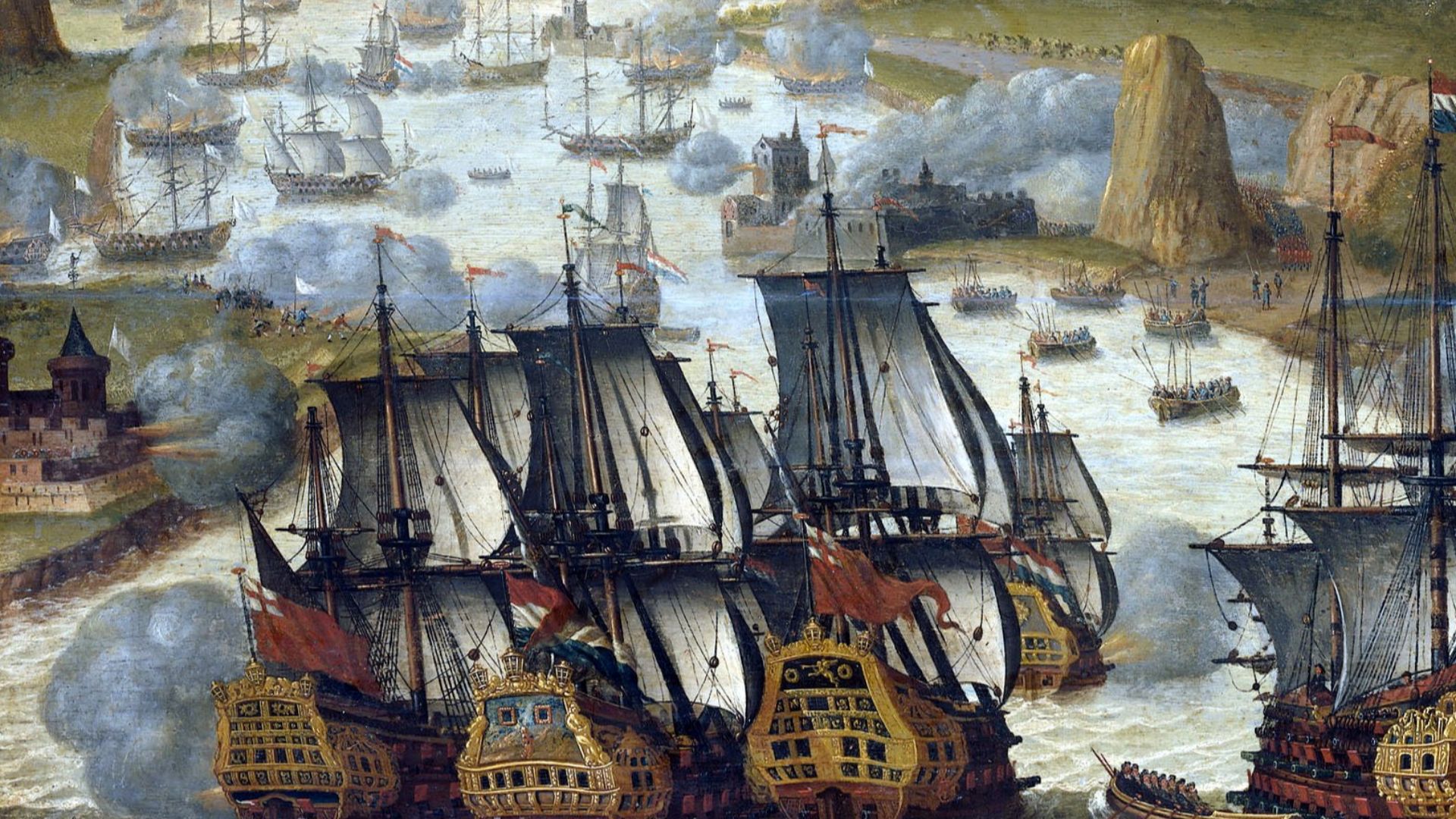 File:Battle of Vigo bay october 23 1702.jpg