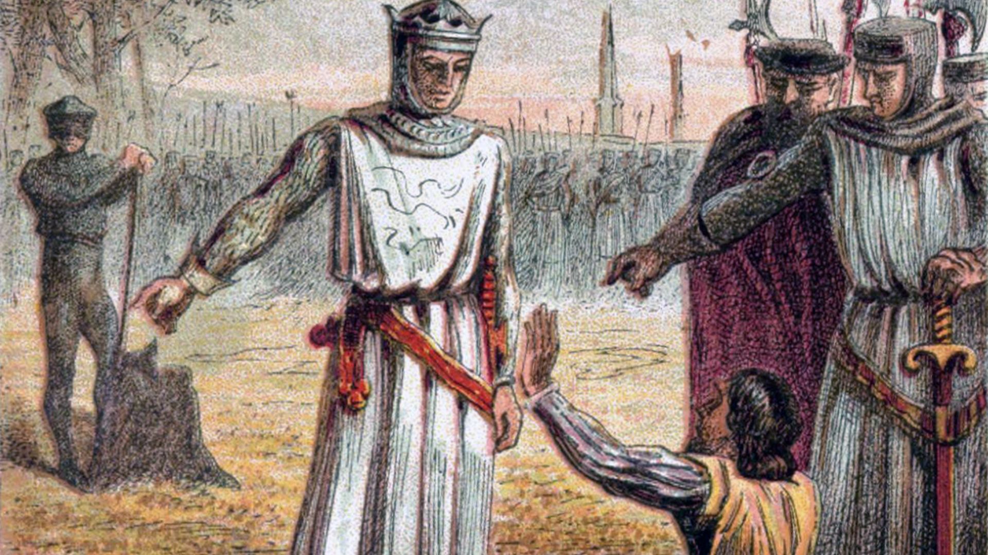 File:Pictures of English History Plate XXIX - Death of Piers Gaveston.jpg