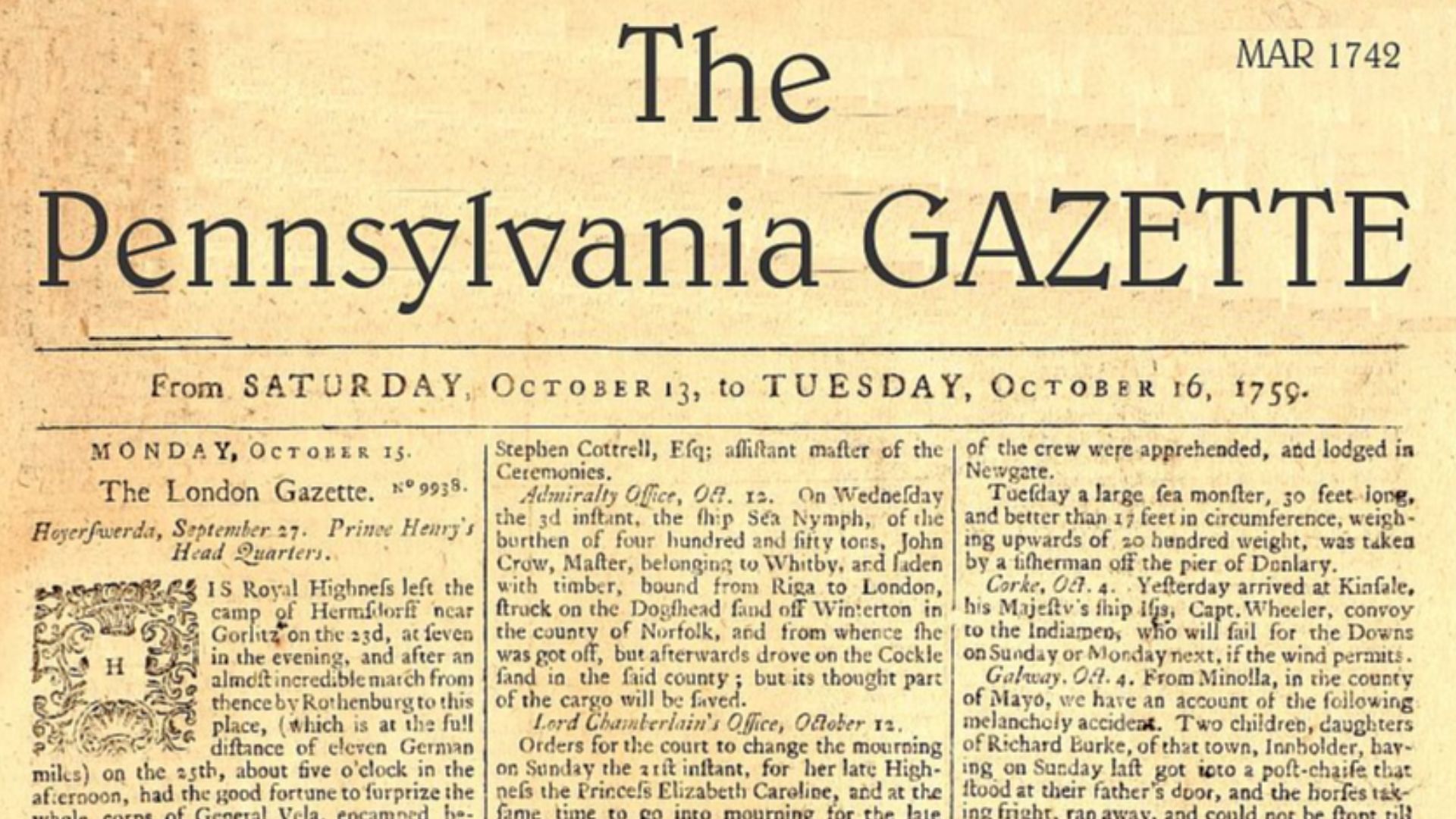 File:Pennsylvania Gazette, October 13, 1759.jpg