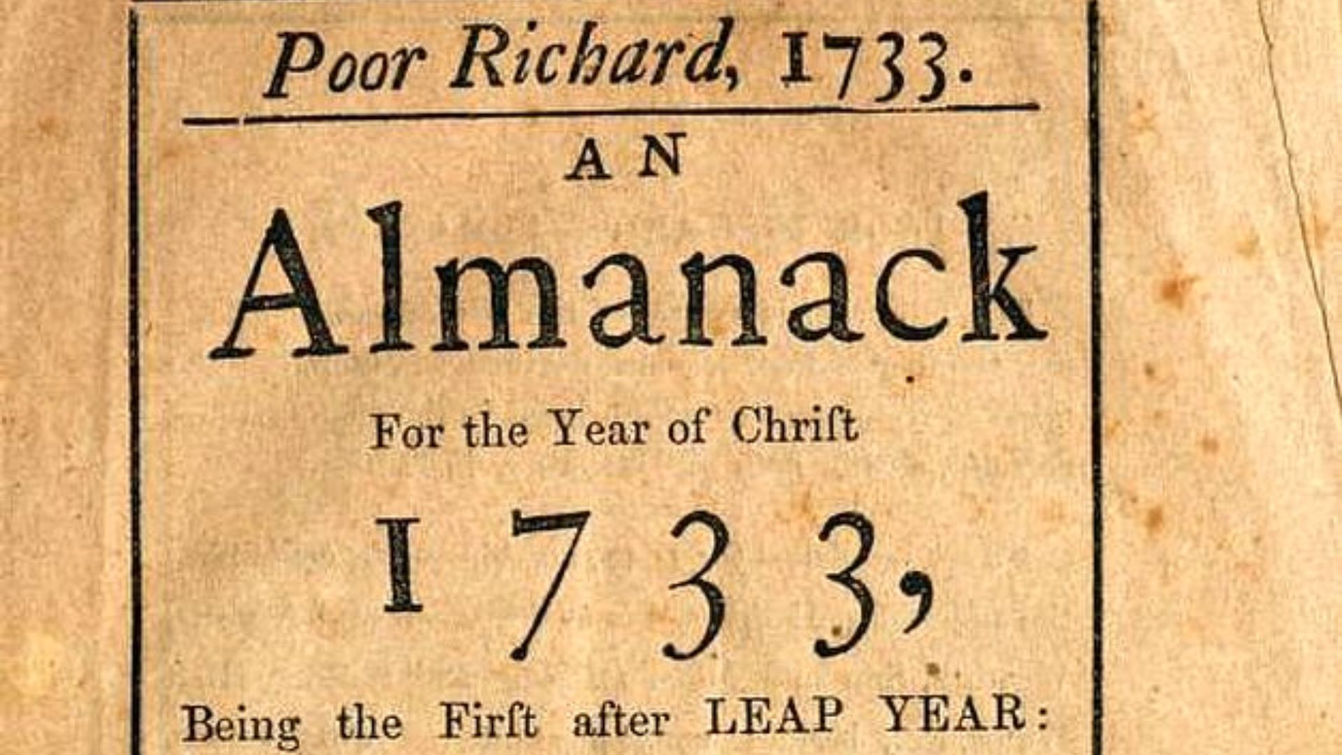 File:Poor Richard's Almanac, 1733, cover.jpg