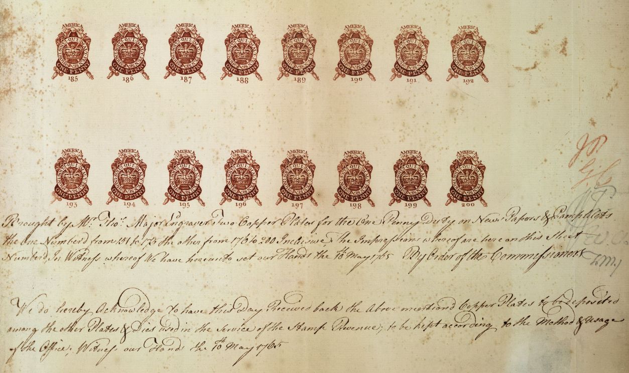 1765 Stamp Act