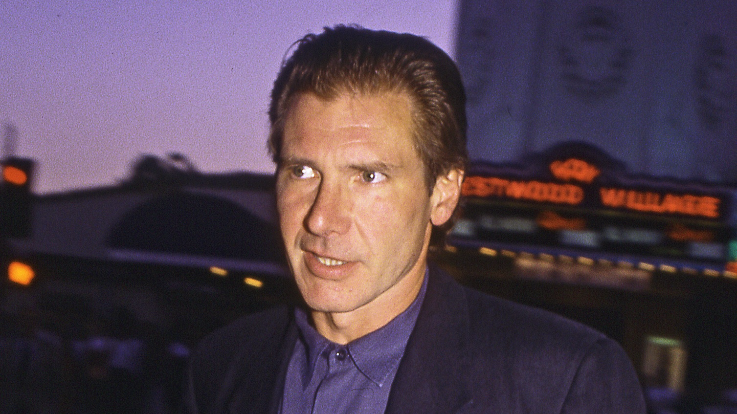 Harrison Ford arriving at a celebrity event
