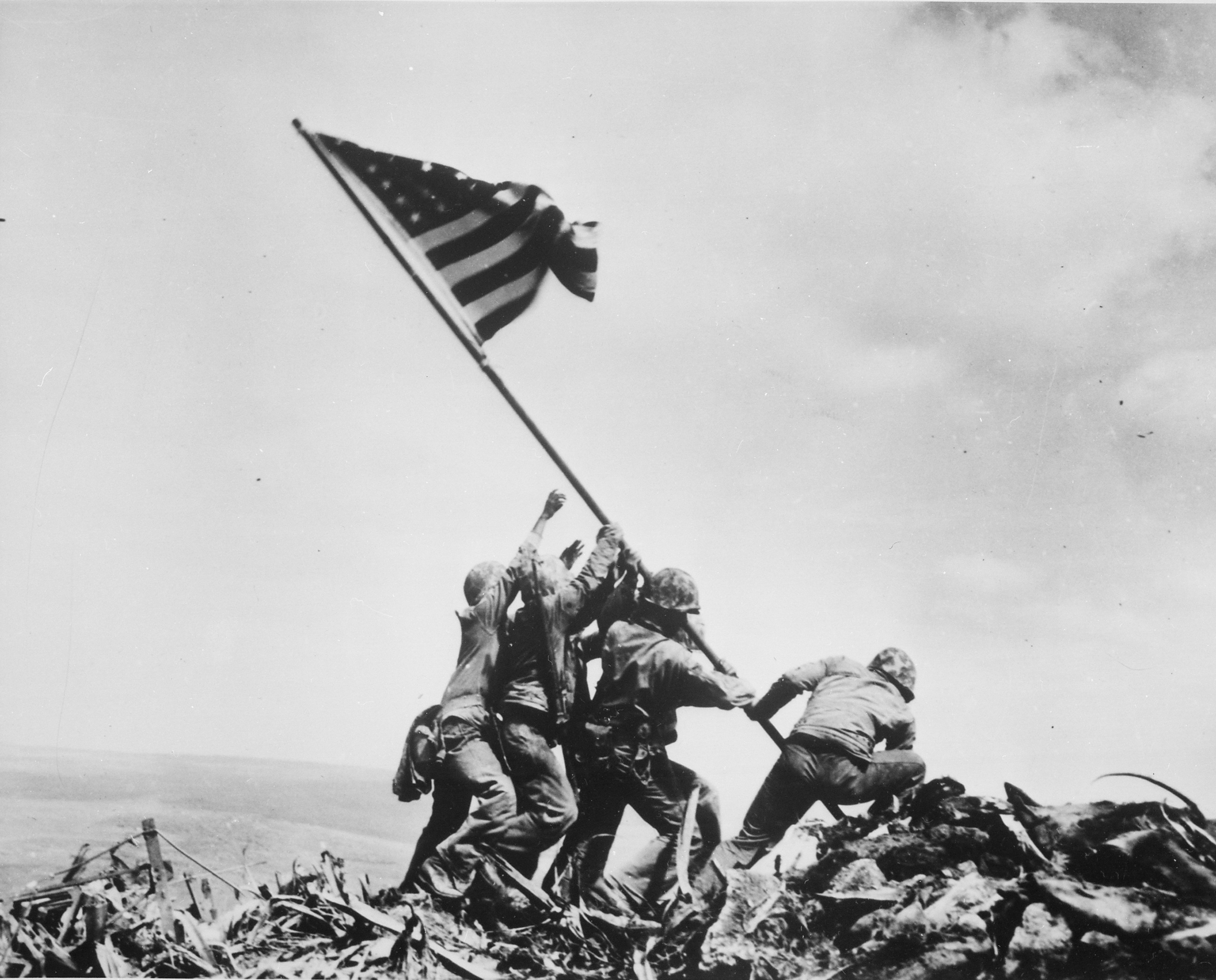 File:Raising the Flag on Iwo Jima, by Joe Rosenthal.jpg