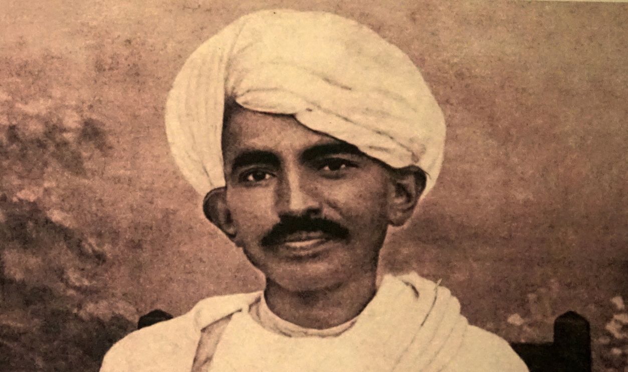 Young Satyagraha and future Mahatma Gandhi.