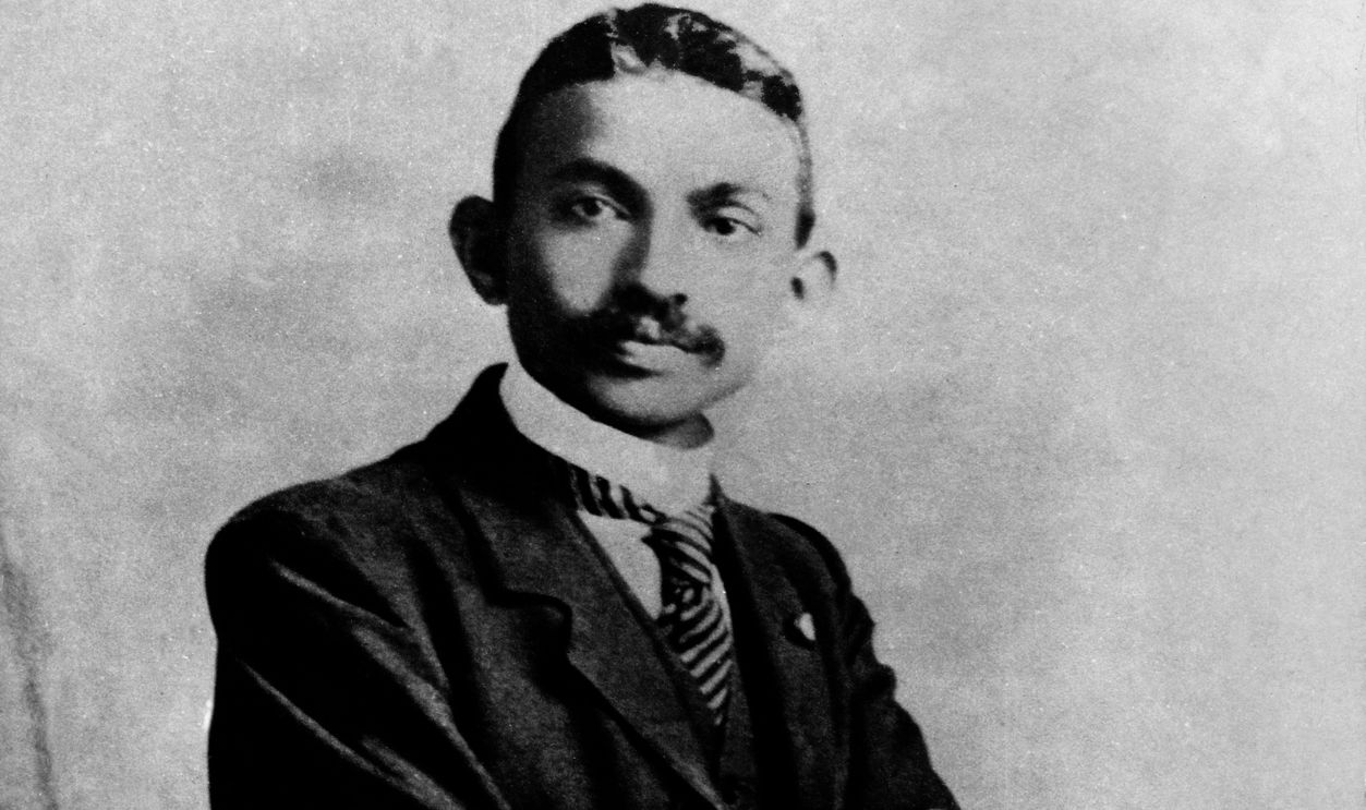 Mahatma Gandhi In Western Clothes