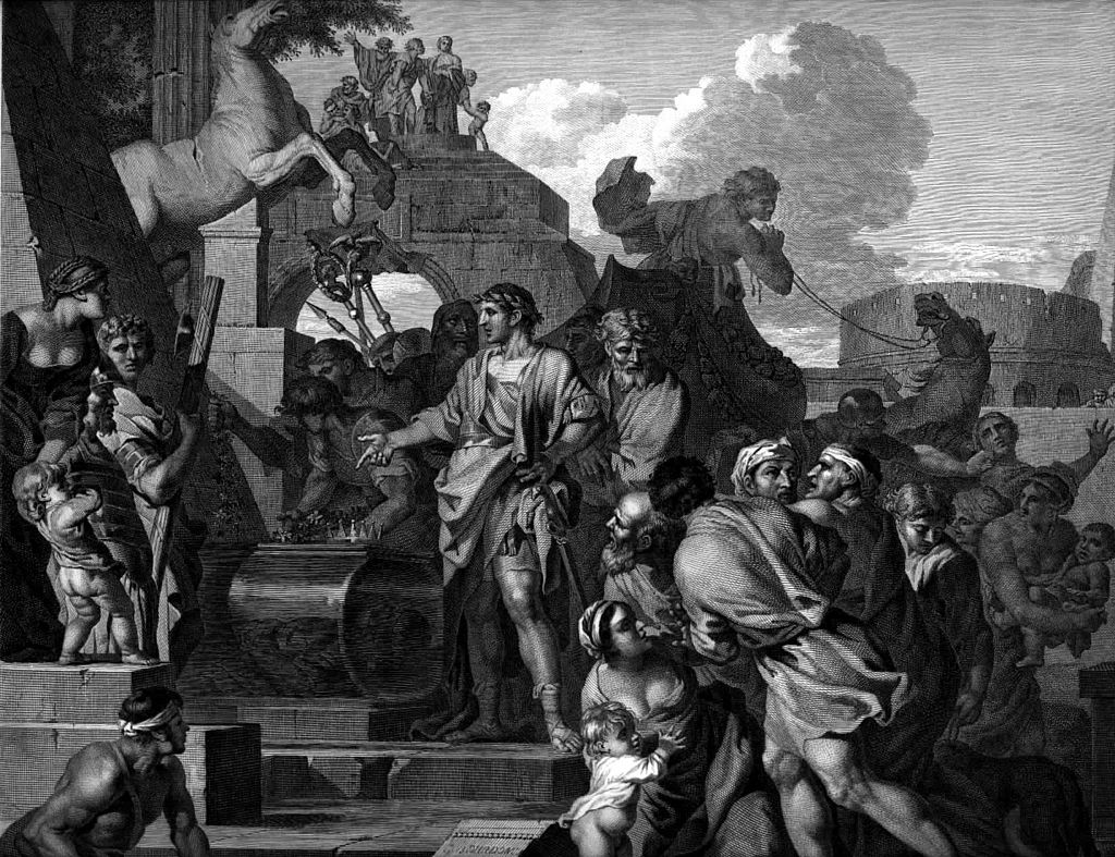 Augustus Visiting Alexanders Tomb