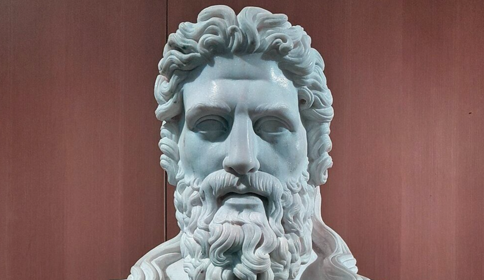 Bust of philosopher Plato