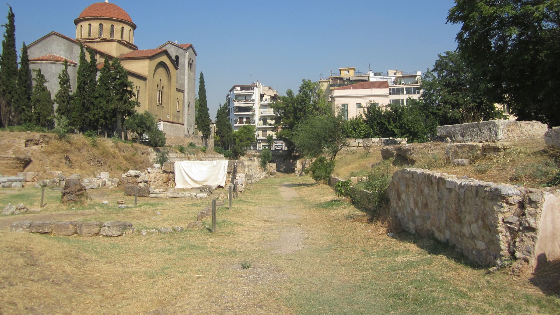 File:Athens - Ancient road to Academy 1.jpg