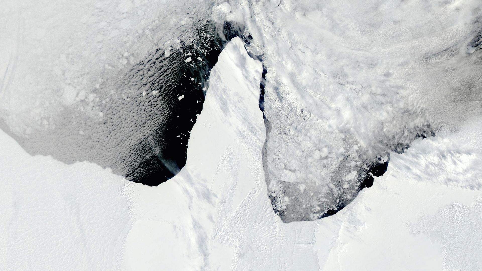 File:Rapid Sea Ice Breakup along the Ronne-Filchner Ice Shelf.gif