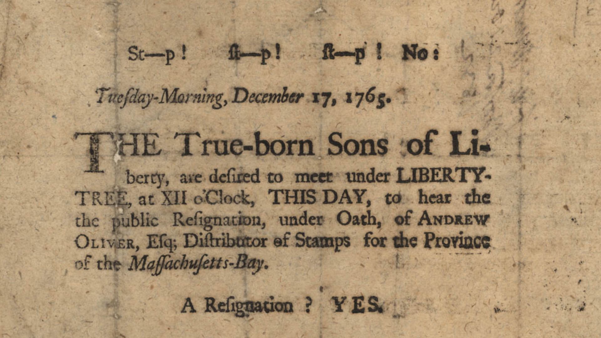 File:Sons of Liberty Broadside, 1765.jpg