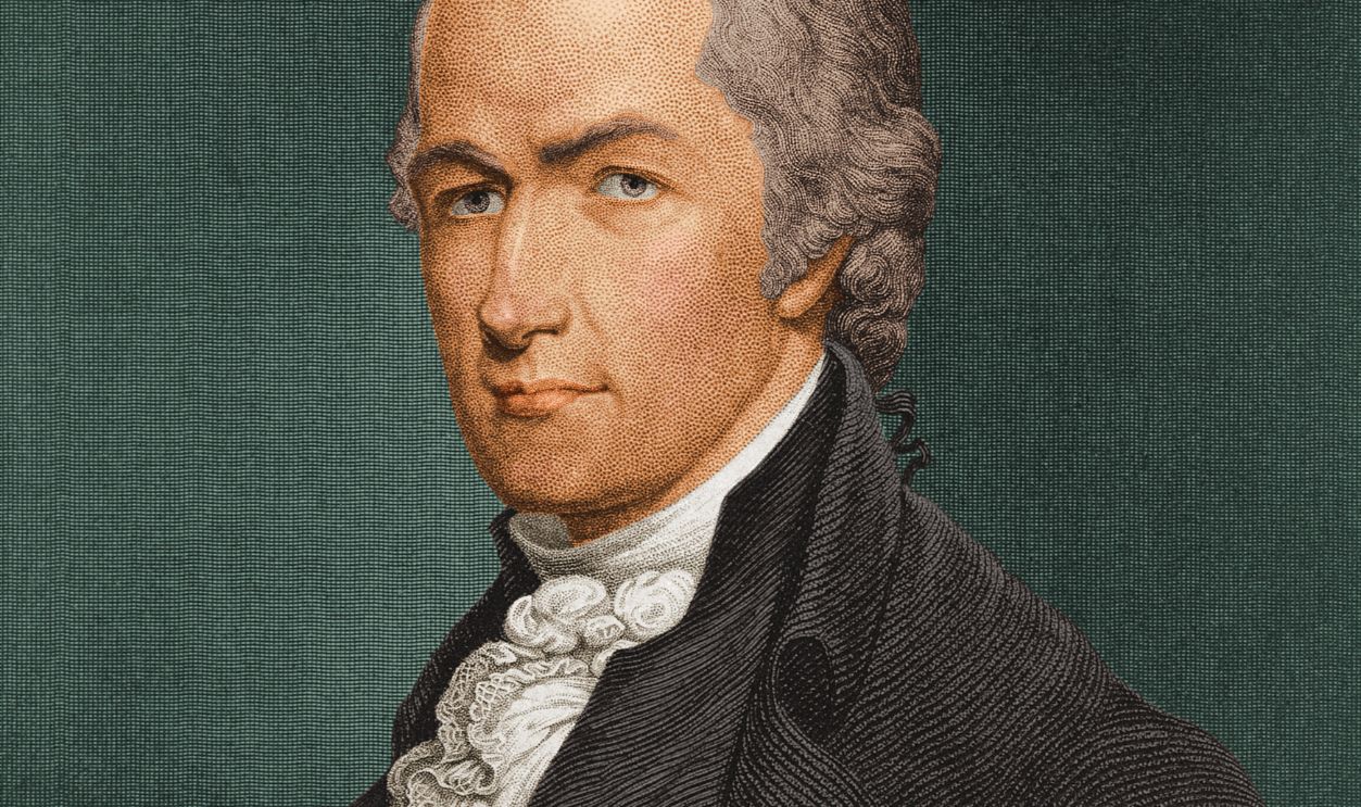 circa 1790: American statesman Alexander Hamilton (1755 - 1804), delegate to the Constitutional Convention of 1787 and First Secretary of the Treasury of the United States.