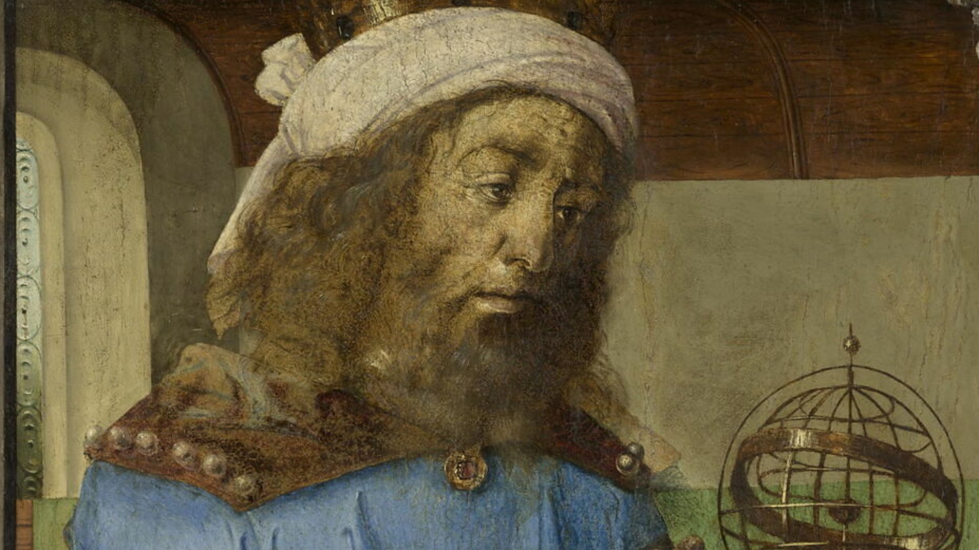 File:Ptolemy 1476 with armillary sphere model.jpg