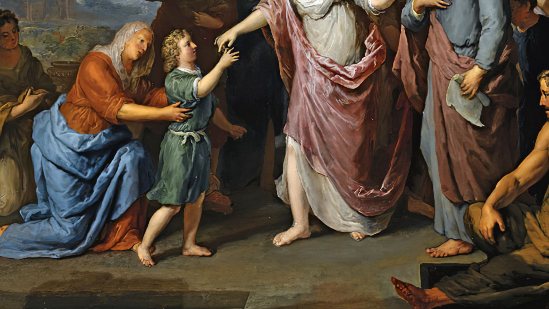 File:Olympias presenting the young Alexander the Great to Aristotle by Gerard Hoet before 1733 MH.jpg