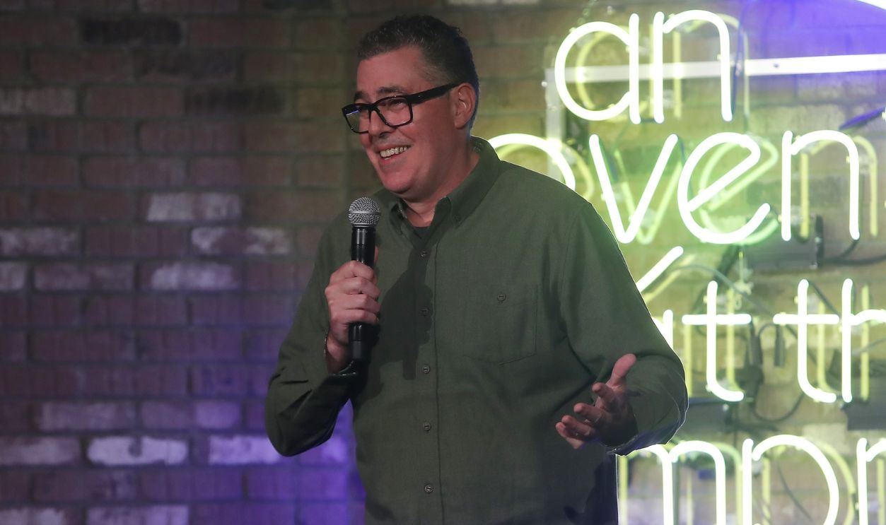  Adam Carolla performs at Desert Ridge Improv on January 05, 2024 in Phoenix, Arizona.