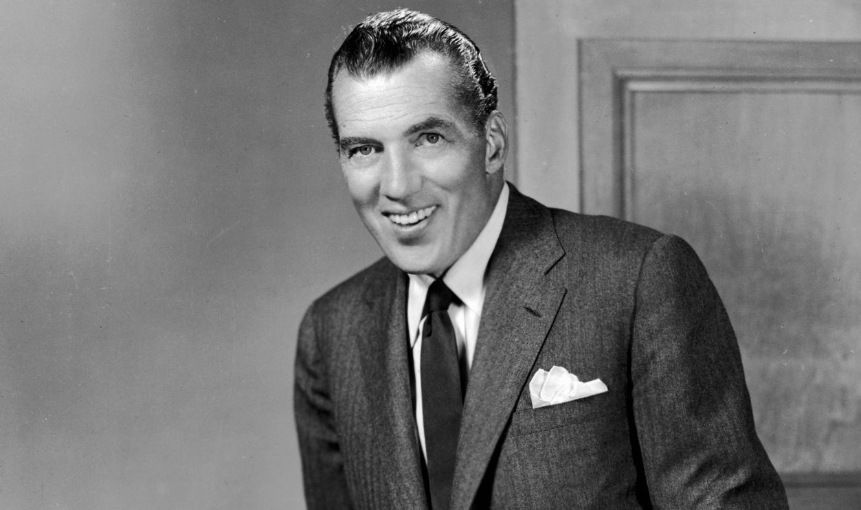 Portrait of American variety show host Ed Sullivan (1902 - 1974) as he poses with his hands in his pockets, circa 1948.