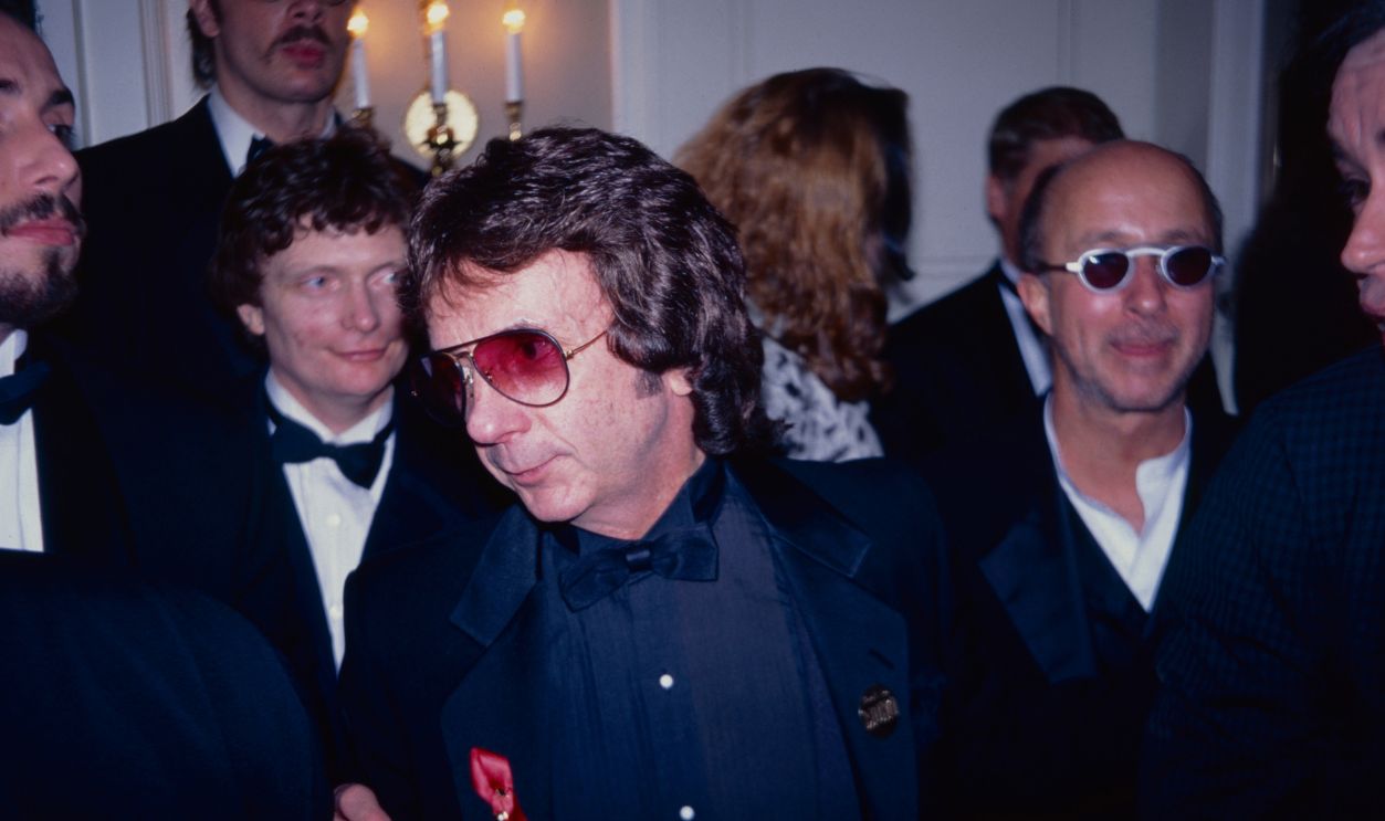 Phil Spector at The Rock and Roll hall of Fame Awards, in NYC, 1995