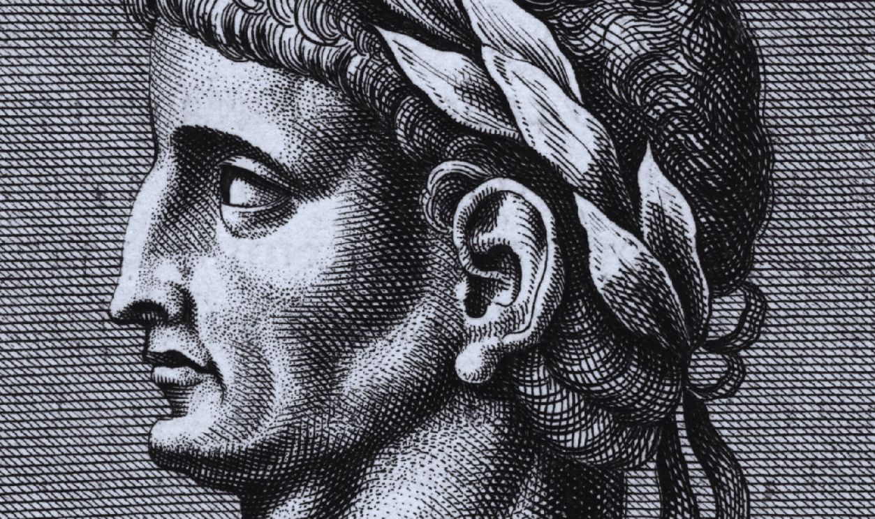 Gettyimages - 2661729, Claudius A bust of the Roman Emperor, Claudius (10 BC - 54 AD), placed above a decorative scroll which is inscribed in Latin, circa 30 AD. 