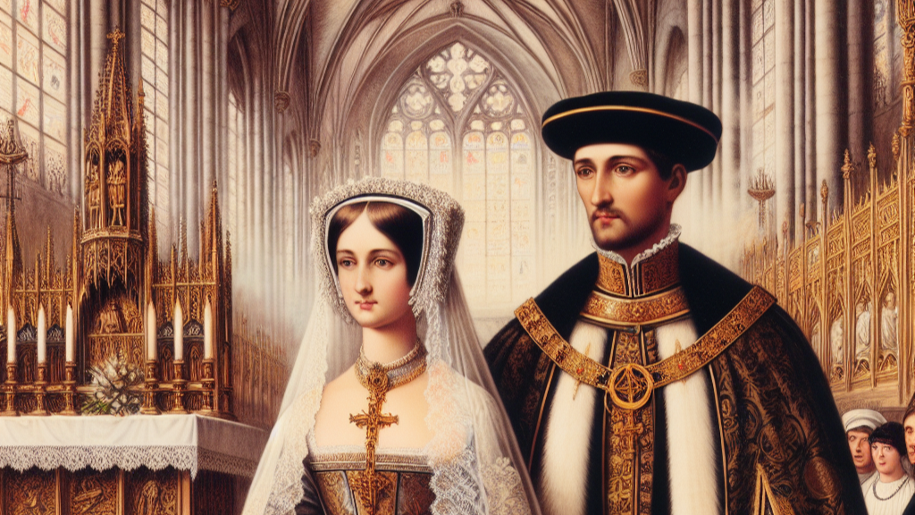 Young woman marrying