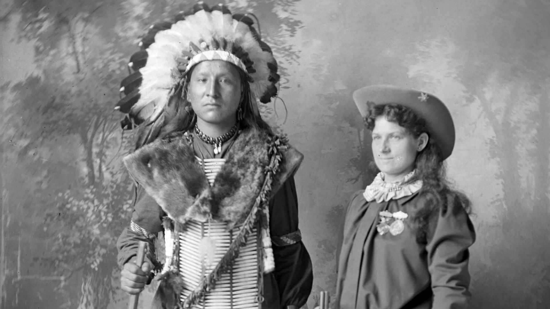 File:Annie Oakley with Indian by DF Barry.jpg