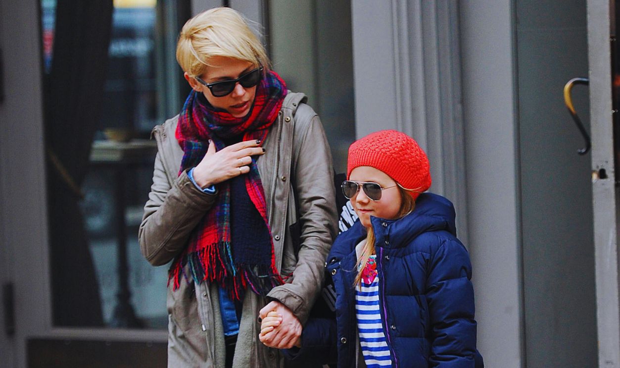 Gettyimages - 163275206, Celebrity Sightings In New York - March 6, 2013 NEW YORK, NY - MARCH 06: Actress Michelle Williams and her daughter Matilda Ledger as seen on March 6, 2013 in New York City. 