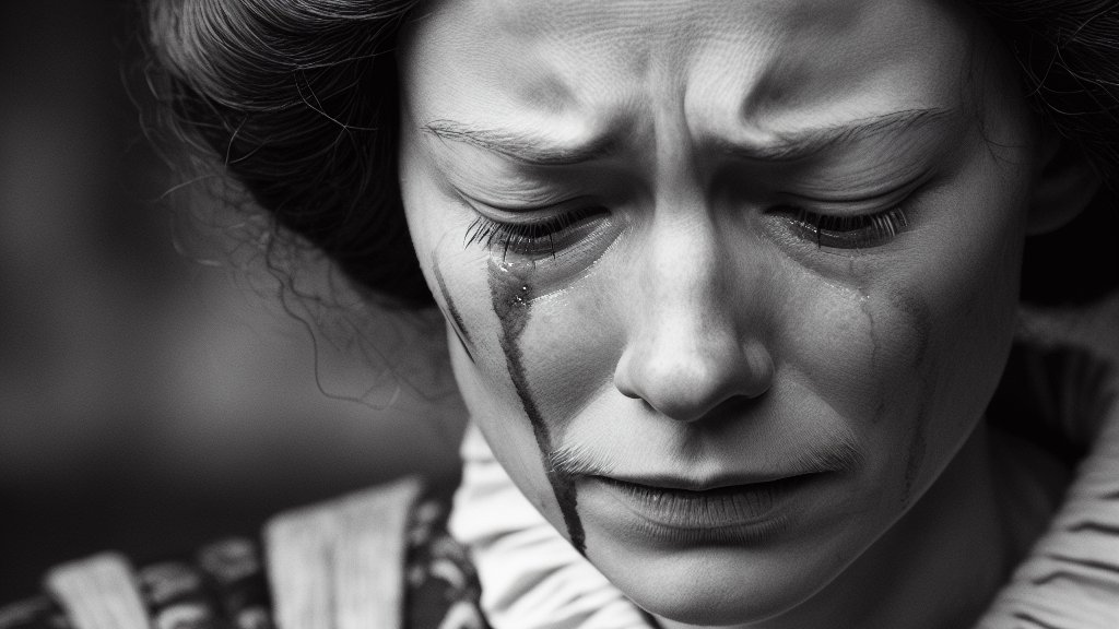 woman crying