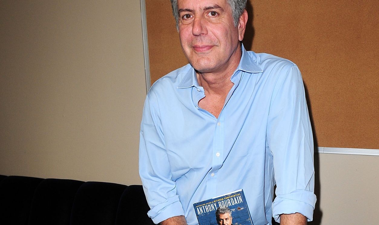 MIAMI BEACH, FL - JUNE 30: Anthony Bourdain discusses his book 