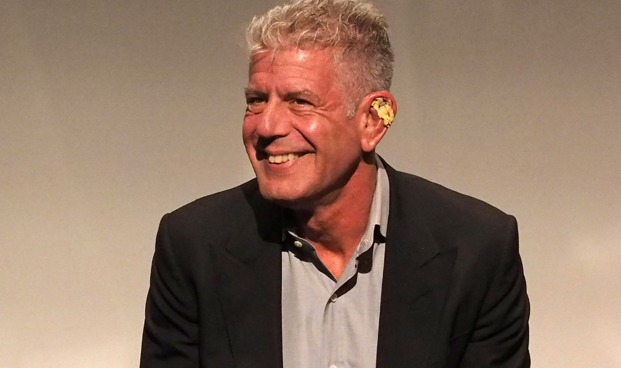NEW YORK, NY - APRIL 16: Executive Producer Anthony Bourdain speaks on stage at CNN Films - Jeremiah Tower: The Last Magnificent at TFF Panel & Party on April 16, 2016 in New York City. 26123_001_0112.JPG