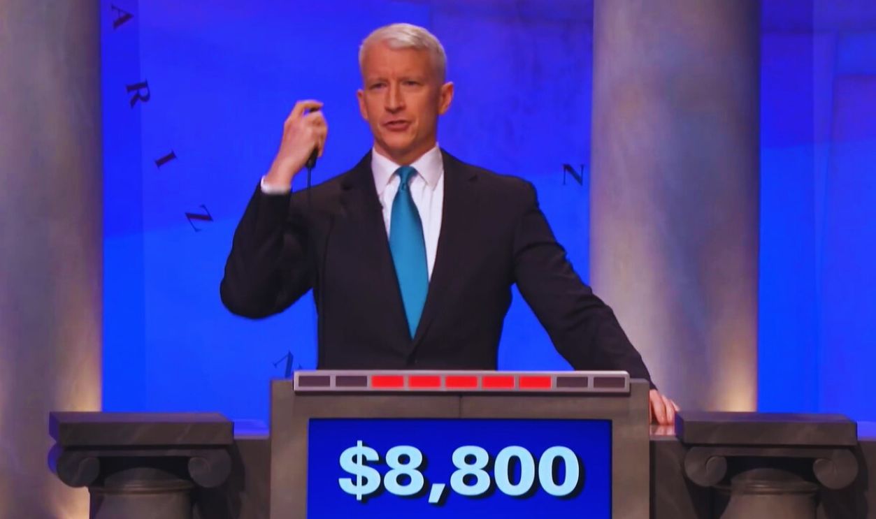 Anderson Cooper as Jeopardy! 