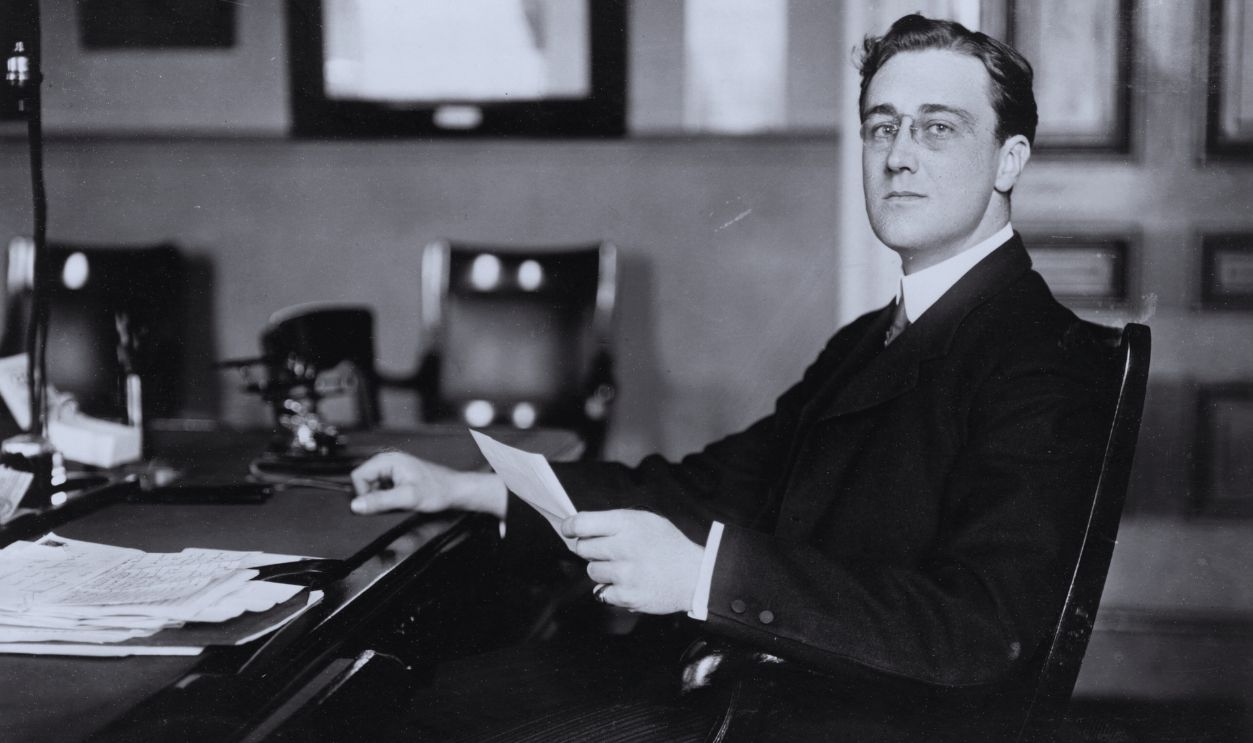 Gettyimages - 2667892, Assistant Secretary American Democratic politician and future President of the United States, Franklin Delano Roosevelt (1882 - 1945), while Assistant Secretary of the Navy in Woodrow Wilson's administration. 