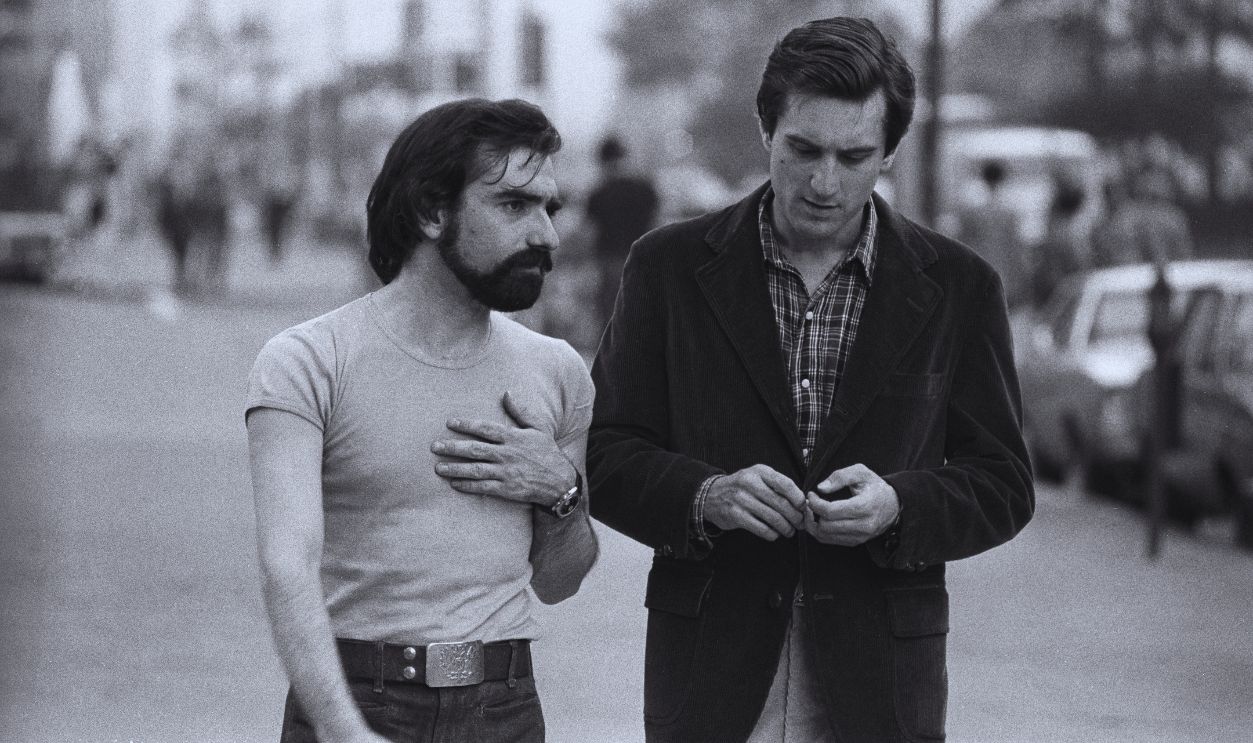 Gettyimages - 1460925820, Taxi Driver'' Movie Set, New York Martin Scorsese filming outside of the Palantine campaign headquarters set of 'Taxi Driver' starring Robert De Niro and Cybill Shepherd on June 17, 1975 in New York. 