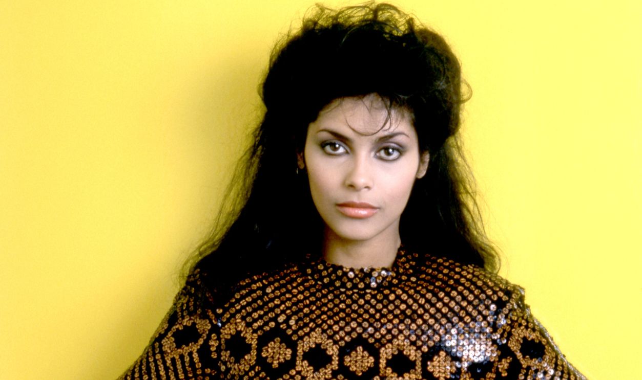 Canadian singer, model, and actress Vanity (1959 - 2016, Denise Katrina Matthews) poses for a portrait for the 1985 comedy film, 'The Last Dragon' circa 1985.
