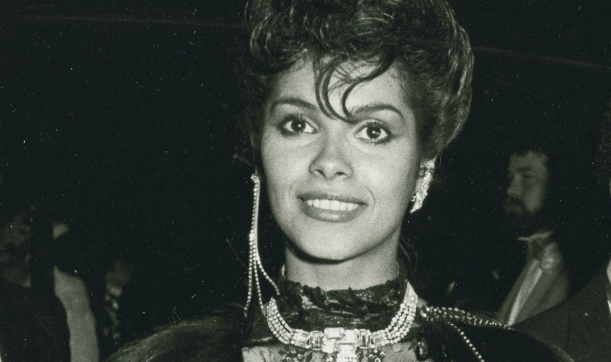 Singer Vanity attend 12th Annual American Music Awards on January 28, 1985 at the Shrine Auditorium in Los Angeles, California