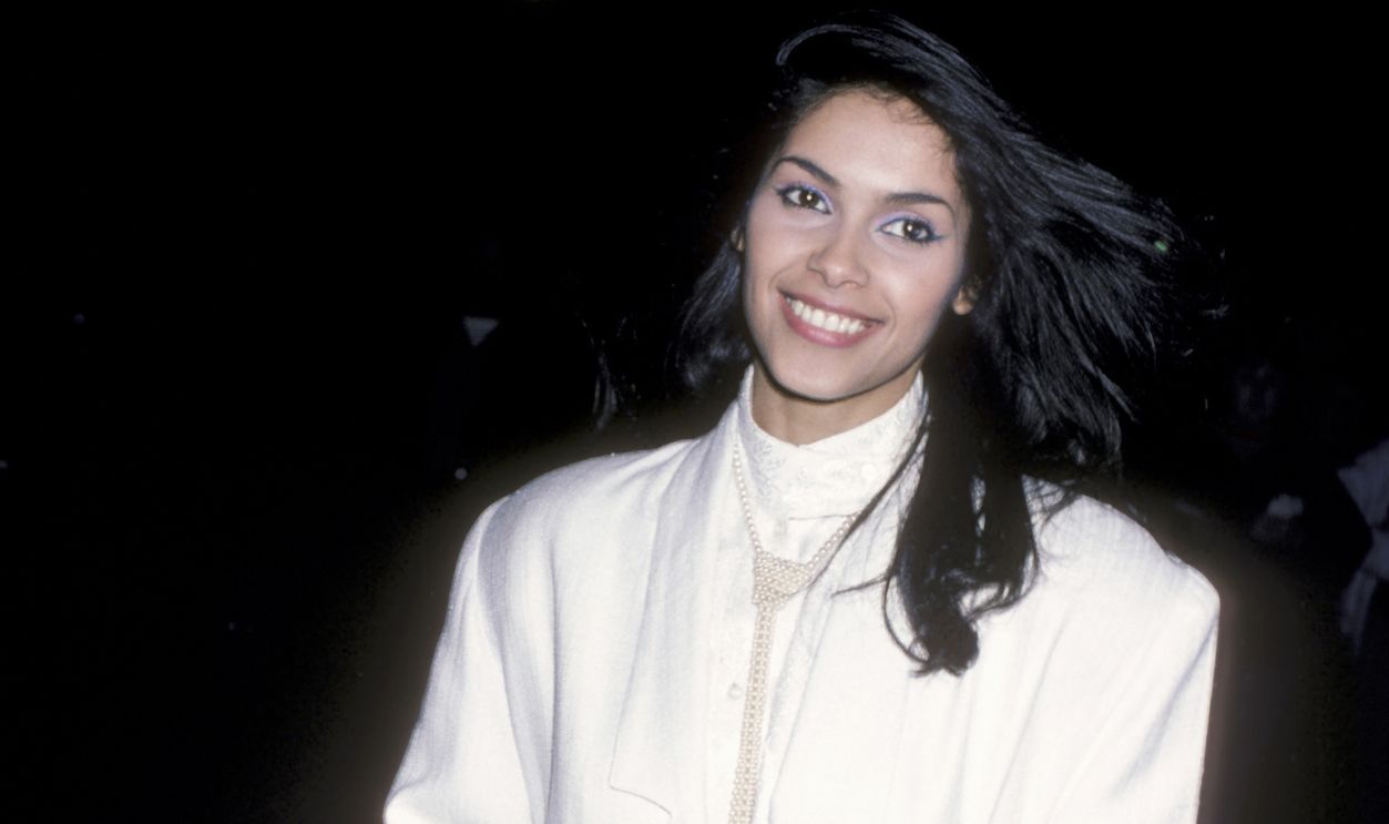 Singer Vanity attends the premiere of 