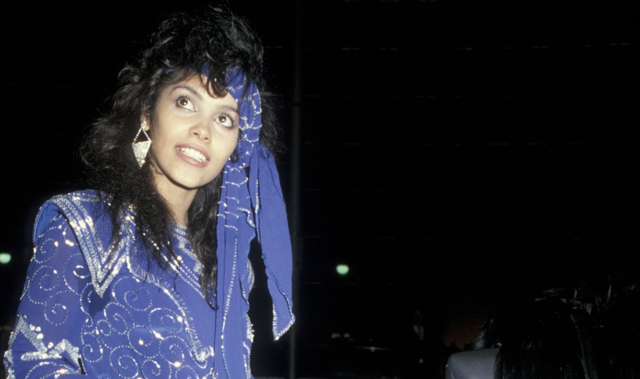 Singer Vanity attends the premiere of