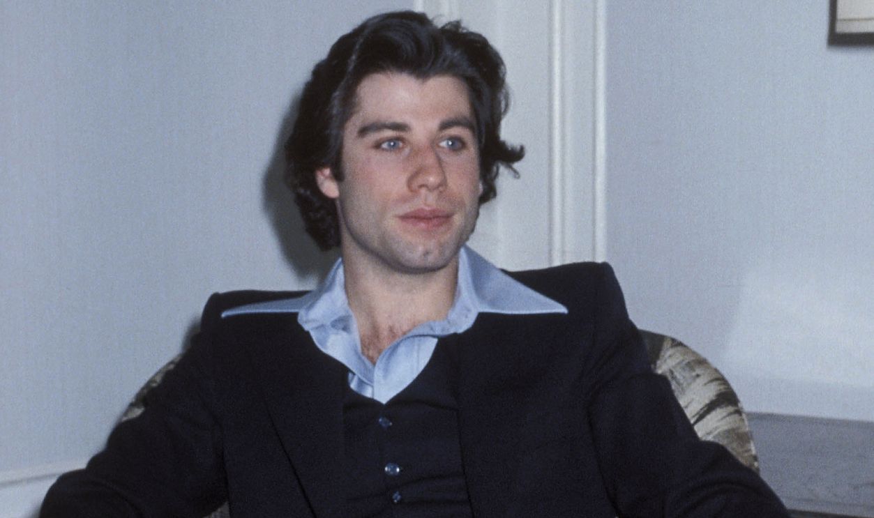 Actor John Travolta on December 13, 1977 is in town to promote his new film 'Saturday Night Fever' and is staying at The Plaza Hotel in New York City.