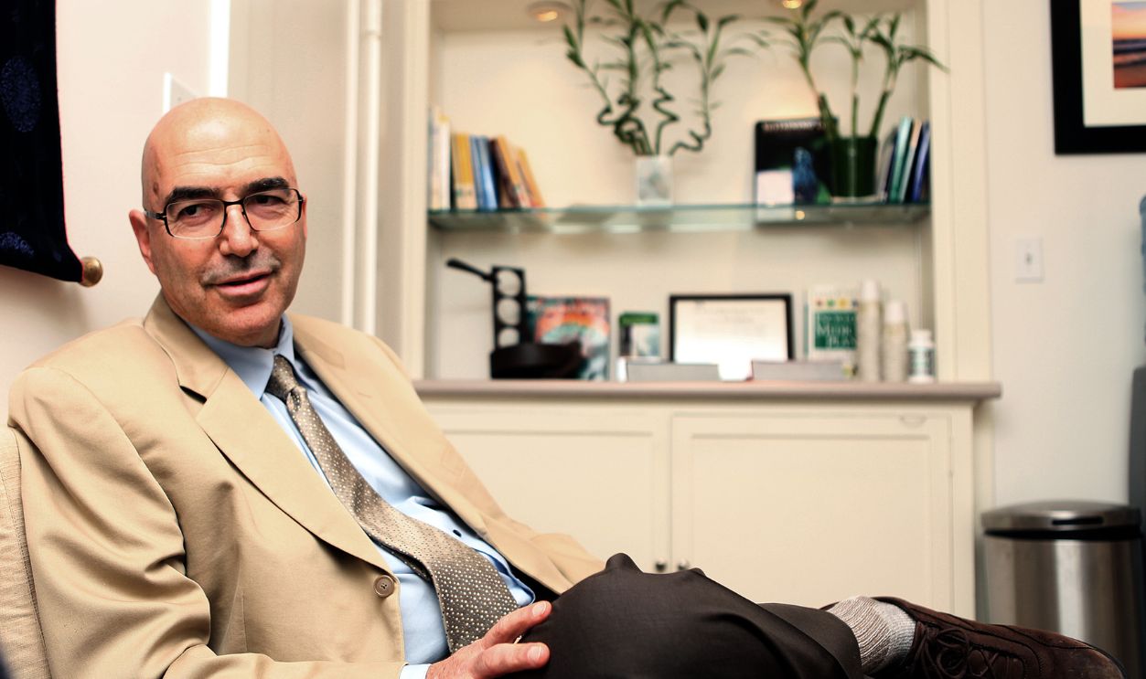 Dr. Howard Kornfeld who helps drug addicted youths, talking with a colleague in Mill Valley, Ca., on Thursday March 4, 2010.