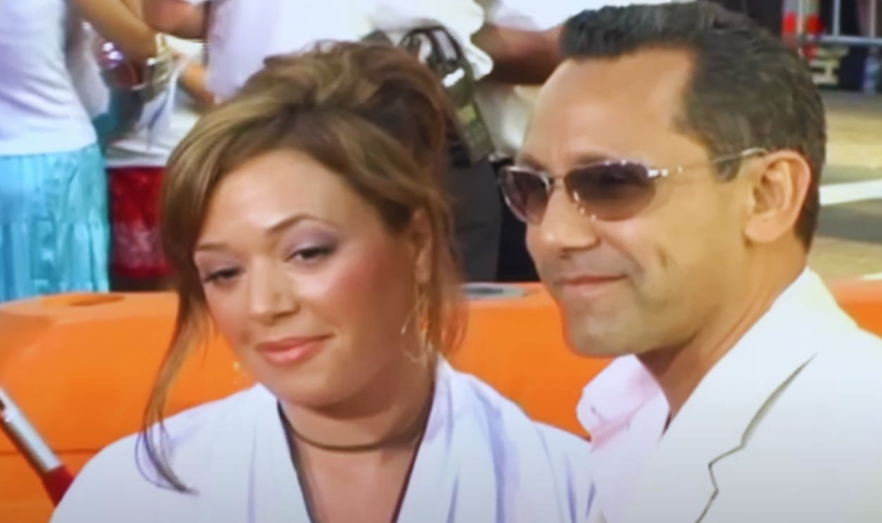 Leah Remini and Angelo Pagan