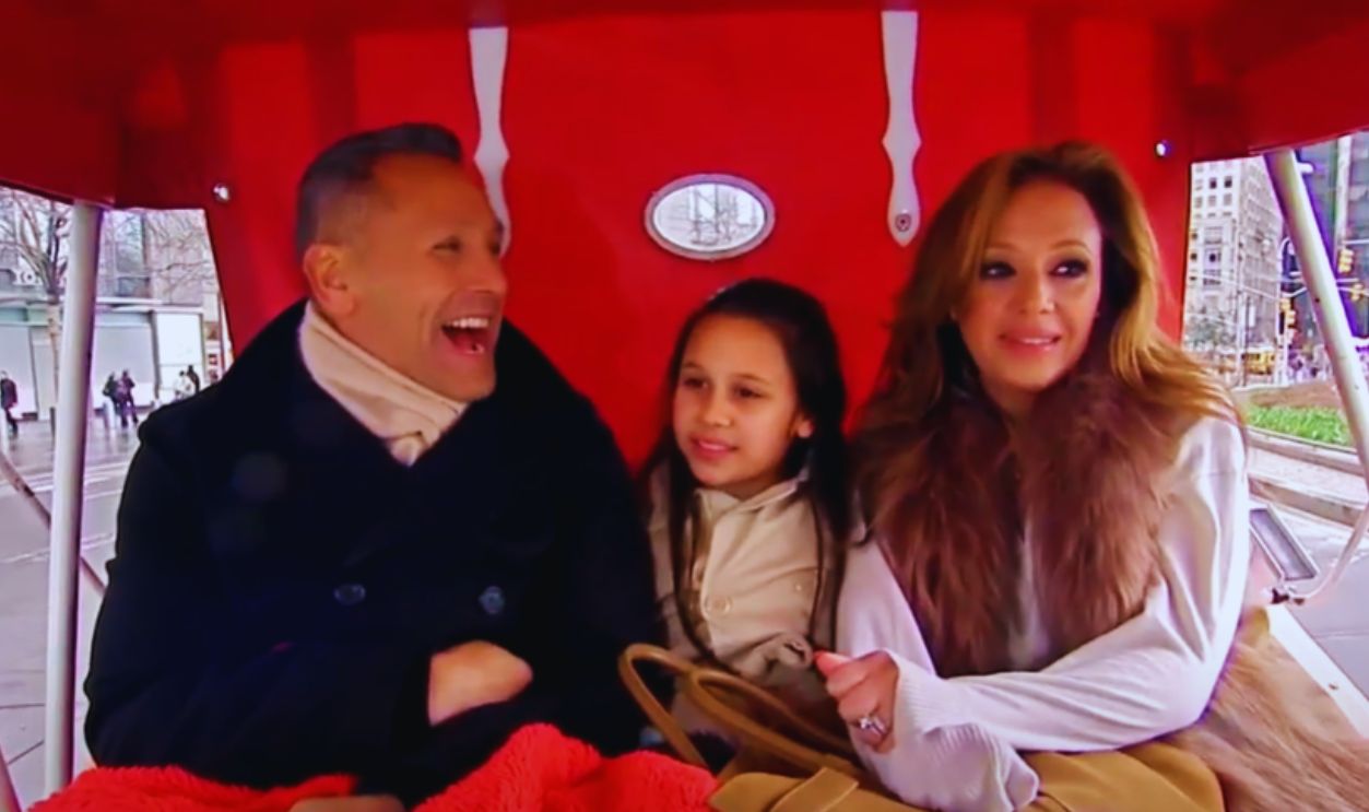 Leah Remini and family