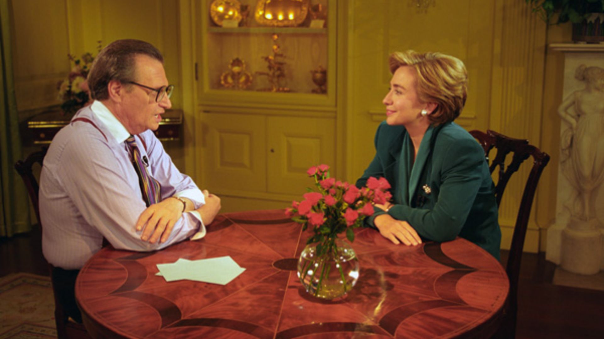 Larry King speaking.